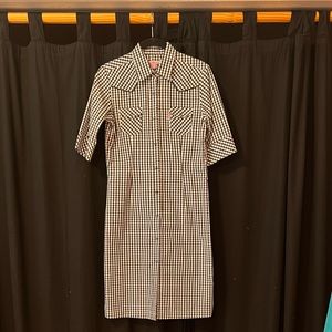 Ben Sherman black & white gingham summer dress. Size 6 US.